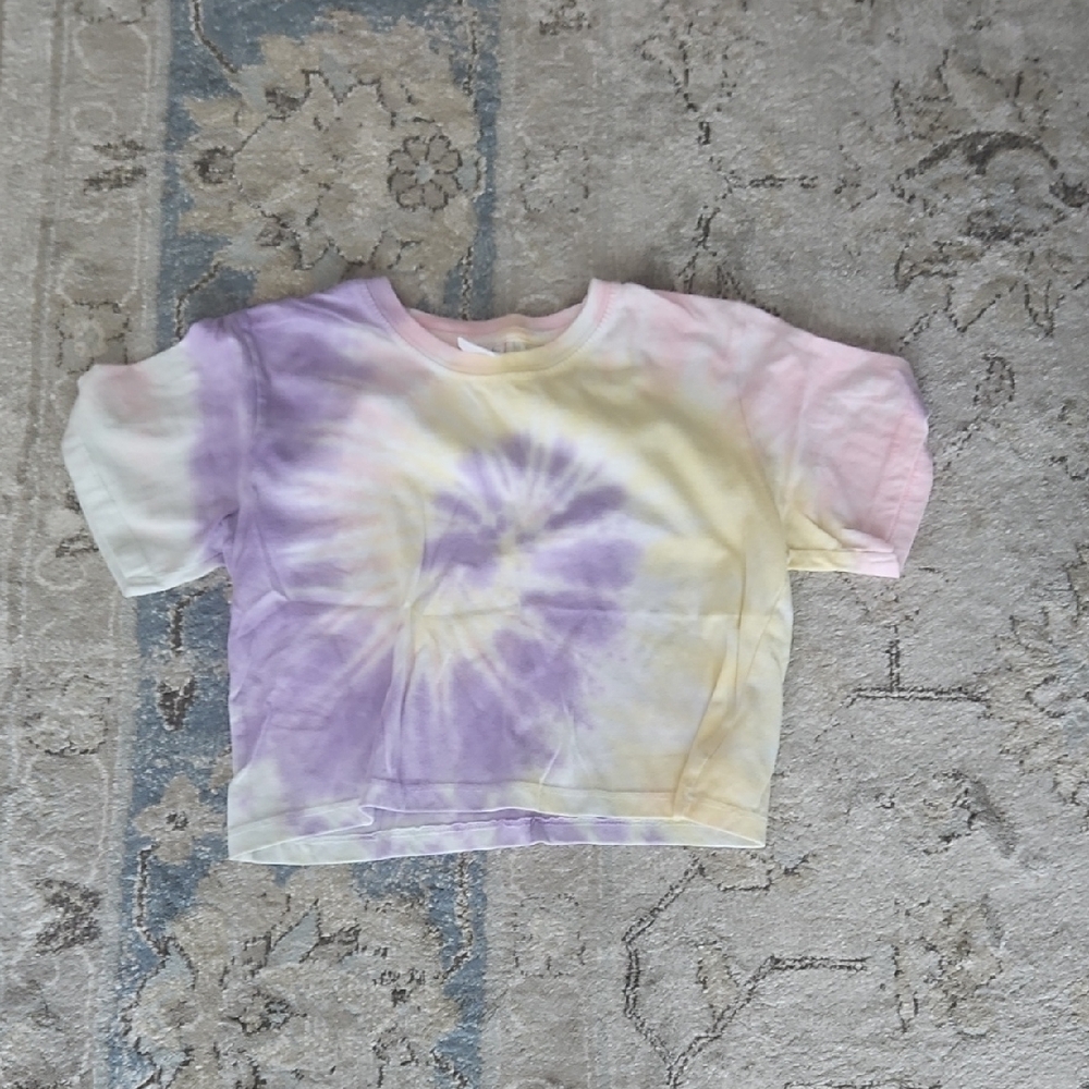 Dreamsicle Kids Tie-Dye T-Shirt - Purple and Yellow